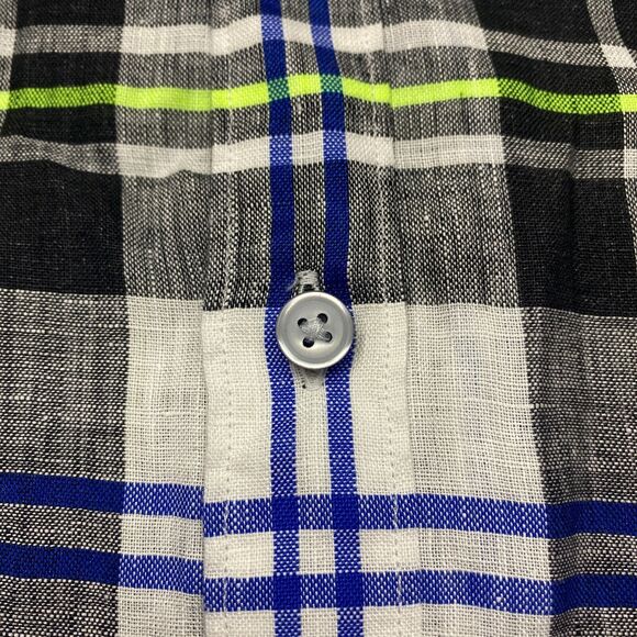 Rodd and Gunn Shirt Mens XXL Sports Fit Linen Plaid Preppy Casual Lightweight - Picture 5 of 10